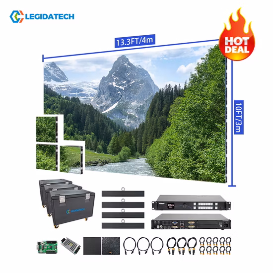 Full Color Indoor Outdoor Advertising Rental Curved Digital Mobile Flexible SMD Poster Gas Window TV LED Screen Display with P1.2 P1.8 P2.5 P3.91 Price